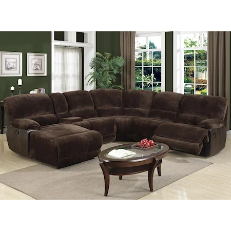 Casual RAF Chaise Reclining Sectional